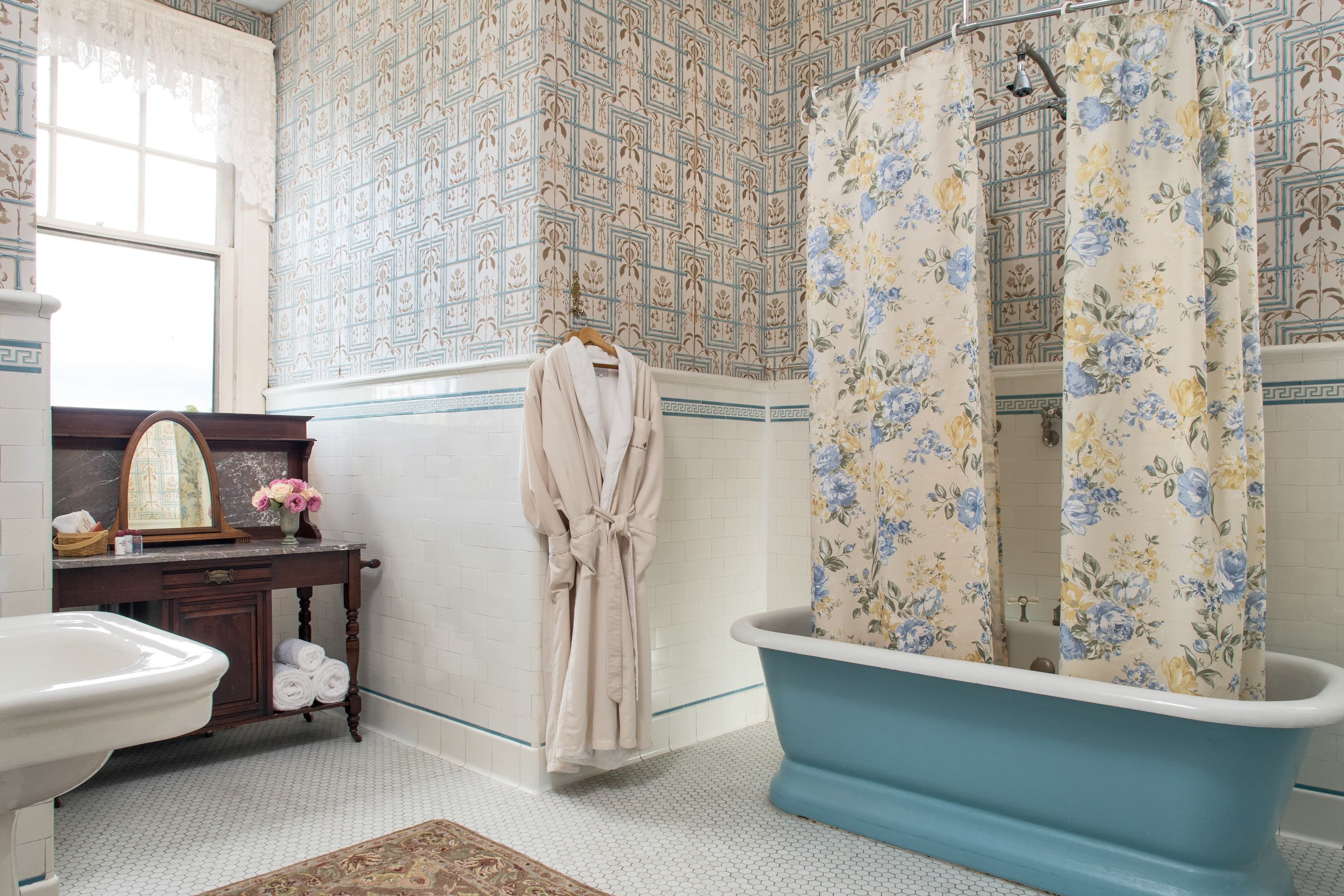 Julia's Repose Room #8 Original Bathroom